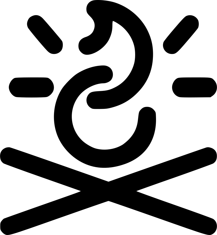 Camp Fire Comments (904x980), Png Download