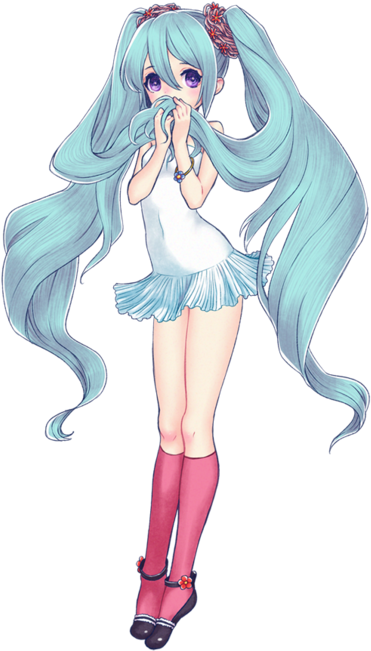 Anime Girl Png Tumblr Jpg Library Stock - Anime (500x666), Png Download