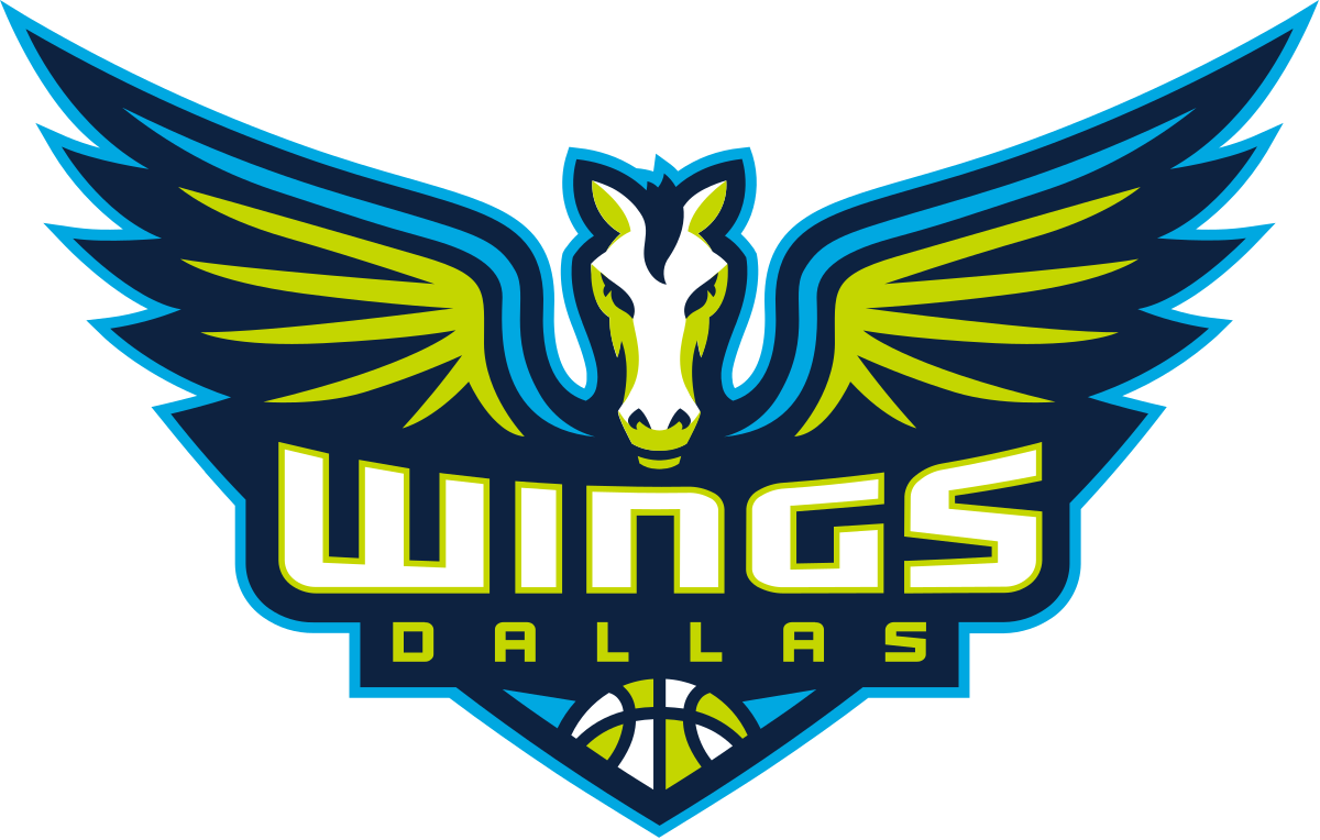 Dallas Wings Colors - Dallas Wings Logo Png (1200x764), Png Download
