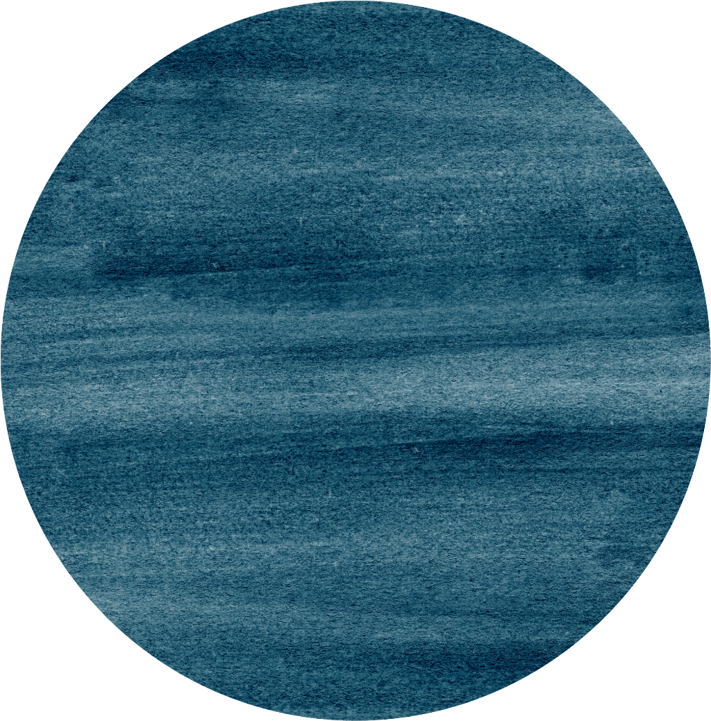 Circle Blue Watercolor Watercolour Ftestickers - Watercolor Circle Png Blue (1024x1039), Png Download