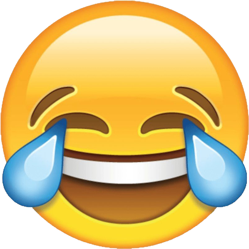 Crying Laughing Emoji Png - Laughing Emoji Big (800x800), Png Download