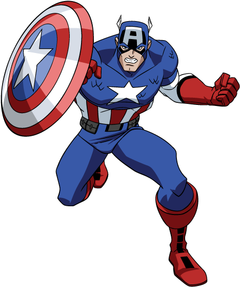 3 - Capitan America Los Vengadores Los Heroes Mas Poderosos (700x609), Png Download
