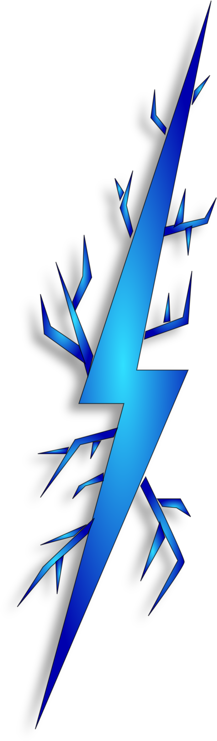 This Free Icons Png Design Of Big Lightning Bolt (728x2400), Png Download