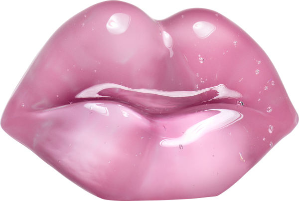Lips Png Free Download - Kosta Boda Make Up Hot Lips Sculpture Color: Pearl (600x403), Png Download