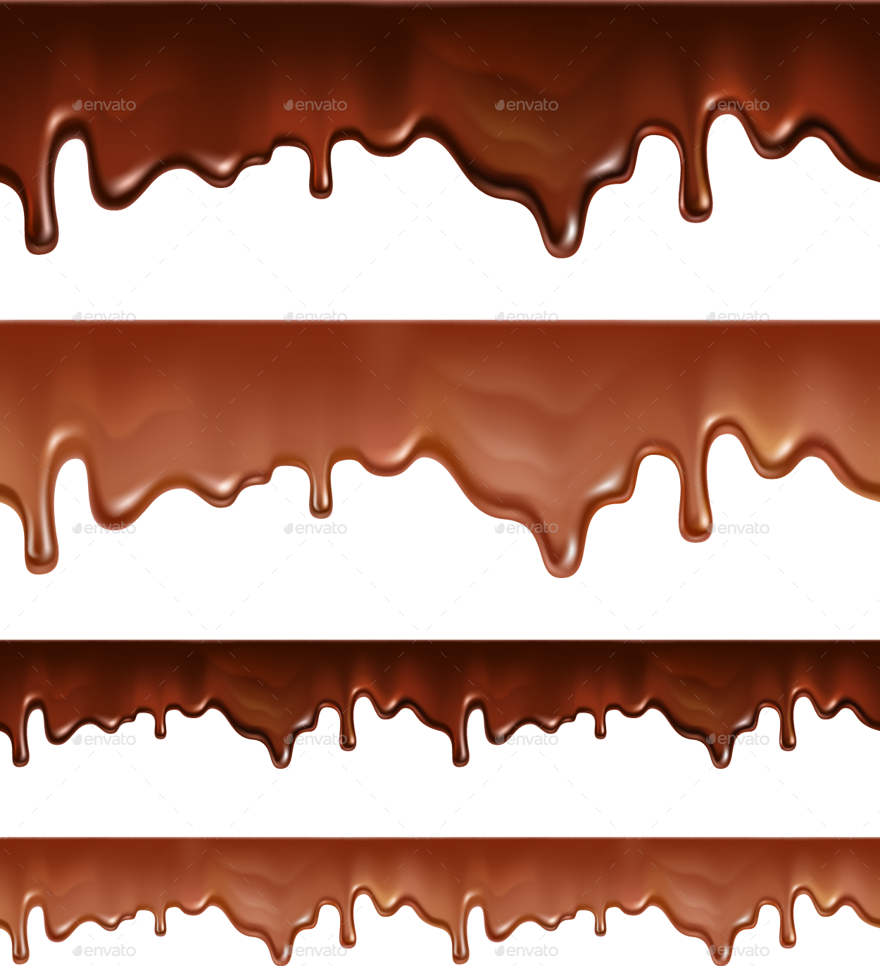 Melted Chocolate Dripping On White Background By Mia Chocolate Dripping Full Size Png Download Seekpng