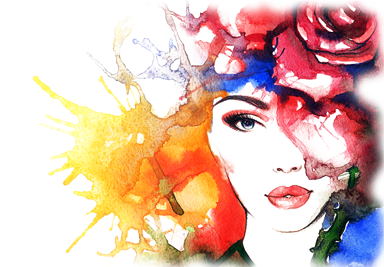 You Will Understand The Meaning Of The Colours You - Abstract Fashion Painting (800x571), Png Download