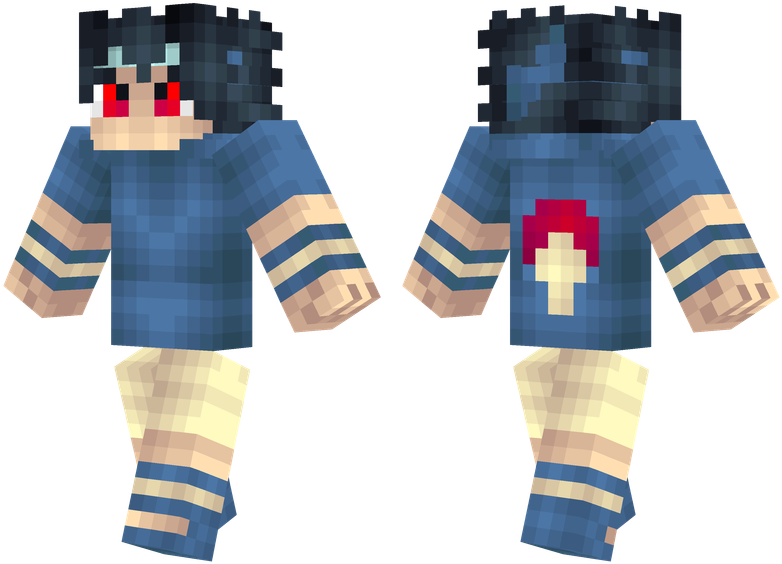 Sasuke - Skin Do Sasuke Minecraft (804x576), Png Download