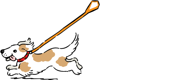 Totetude Dog Leash Walk Clip Art - Dogs Safety 4th Of July (600x261), Png Download