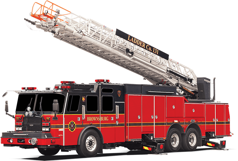 E One Hp 100 Aerial Ladder (820x537), Png Download