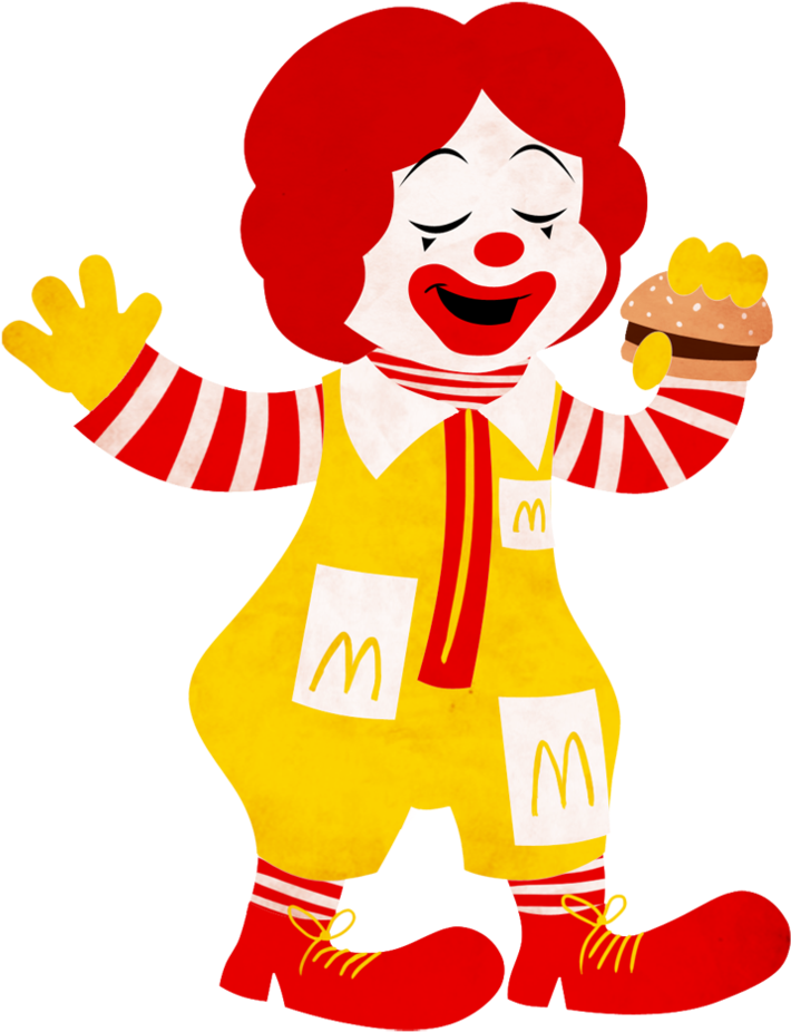 Ronald Mcdonald Face Png - Mcdonald's (806x990), Png Download