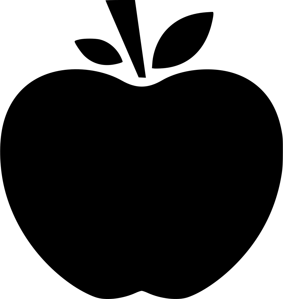 Apple Fruit Education Learning - Heart (930x980), Png Download