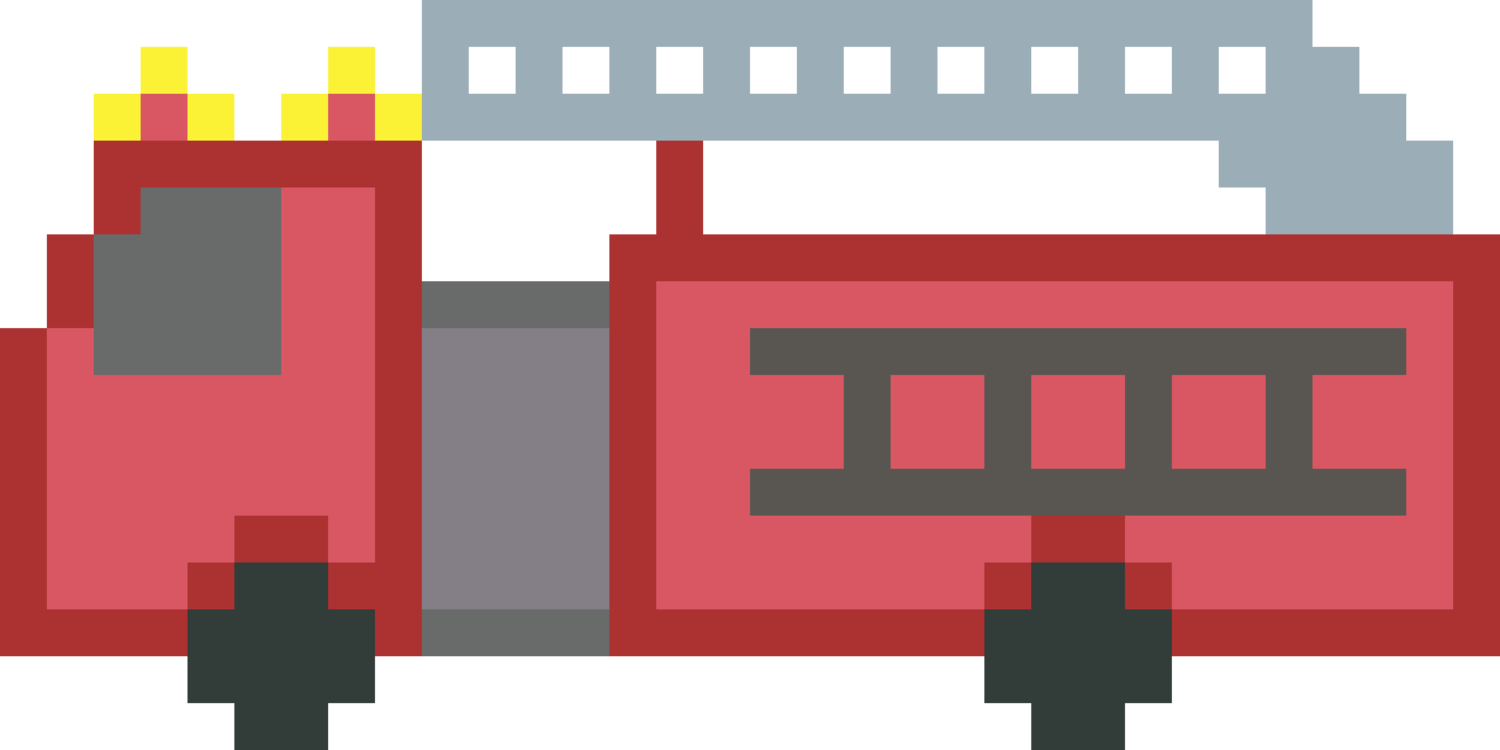 Pixel Art Firefighter Drawing Computer Icons (1500x750), Png Download