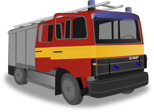 How To Set Use Fire Truck Clipart (600x434), Png Download