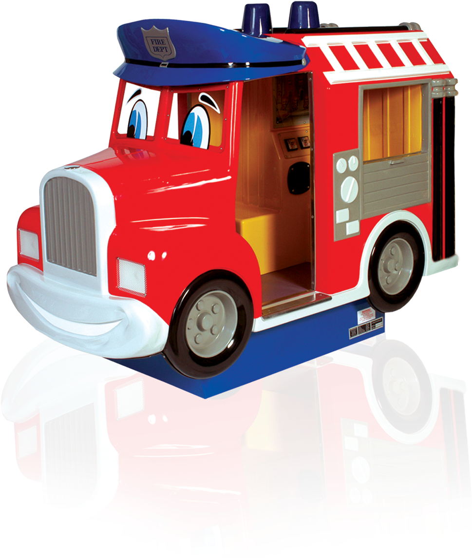 Fred Fire Truck - Fred's Fire Truck Ride (1000x1198), Png Download