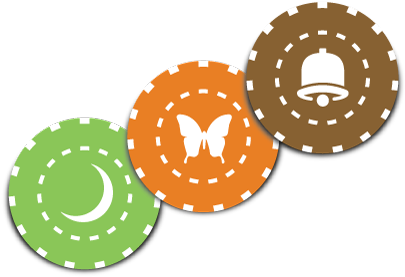 Roulette Colour Chips - Color (427x285), Png Download