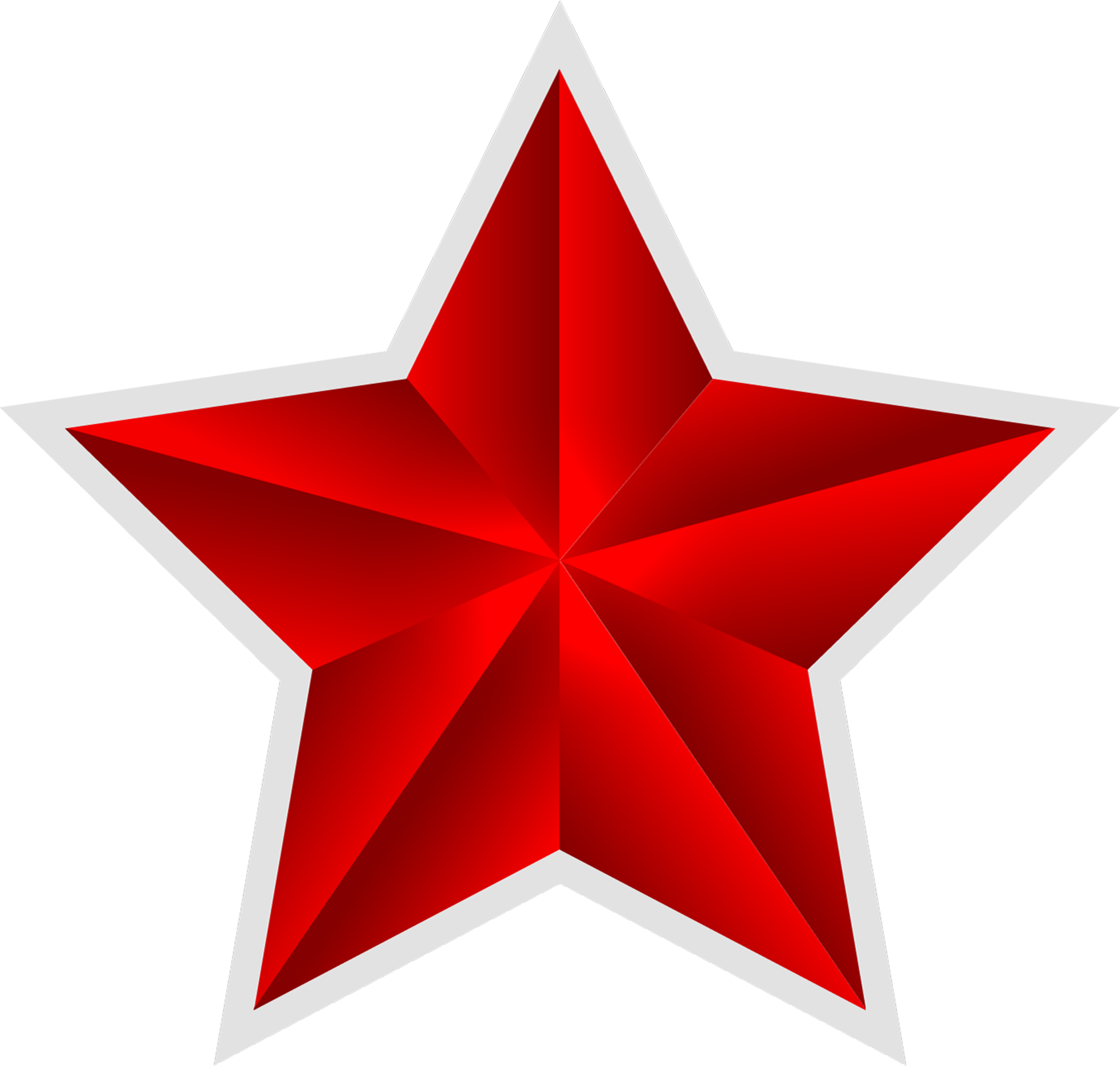 Red Star Png - Звезда На 9 Мая (3780x3597), Png Download