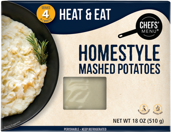 Similar Heat & Eat Sides - Homestyle Mashed Potatoes - 16 Oz Box (600x600), Png Download