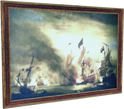 "the Burning Of The 'royal James' At The Battle - Fireship: The Terror Weapon Of The Age (480x480), Png Download