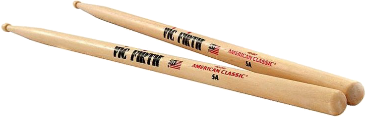 Drum Sticks Png Hd - Vic Firth 5a (750x301), Png Download