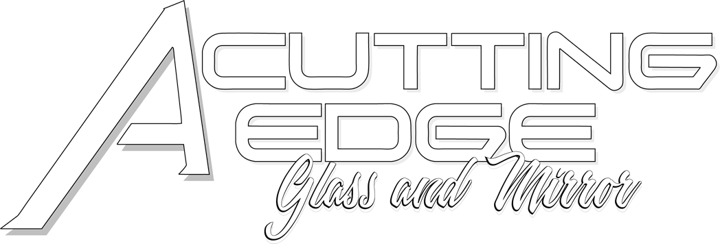 A Cutting Edge Glass & Mirror - Calligraphy (1048x356), Png Download