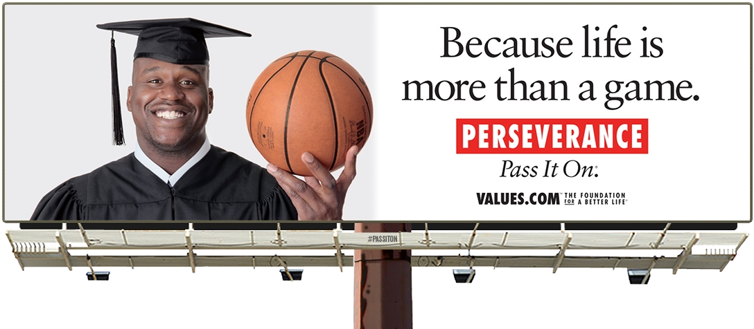 See The Shaq Perseverance Billboard And Pass It On - Billboard (1200x630), Png Download