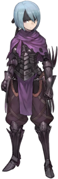 Beruka Quiet Assassin Face - Fire Emblem Heroes Assassin (340x408), Png Download