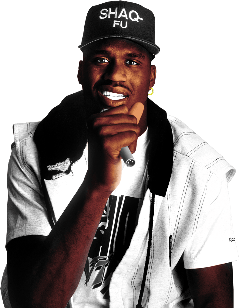 Someone Claiming To Be Nba Rookie Phenomenon Shaquille - Shaquille O Neal Rapping (1092x1500), Png Download