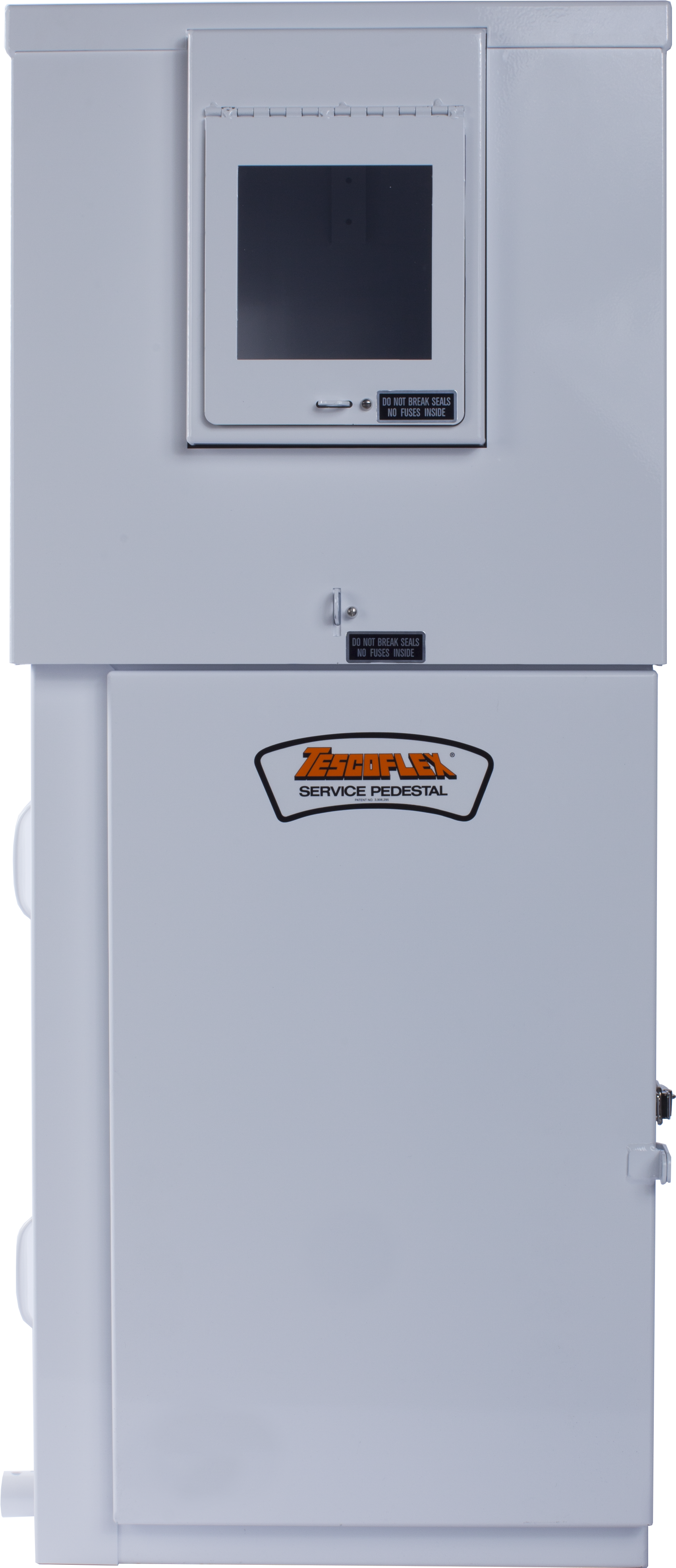 27-000 Single Meter Tescoflex® Pedestal - Meter Pedestal (2568x4740), Png Download