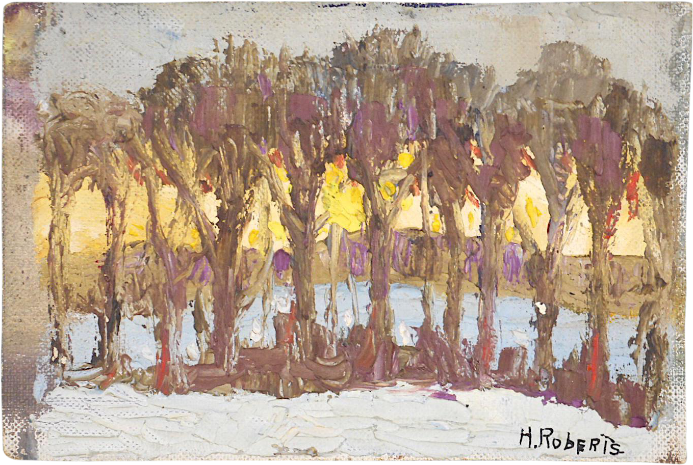 Original Vintage Expressionist Oil On Canvas By H - Oil Painting (1600x1200), Png Download