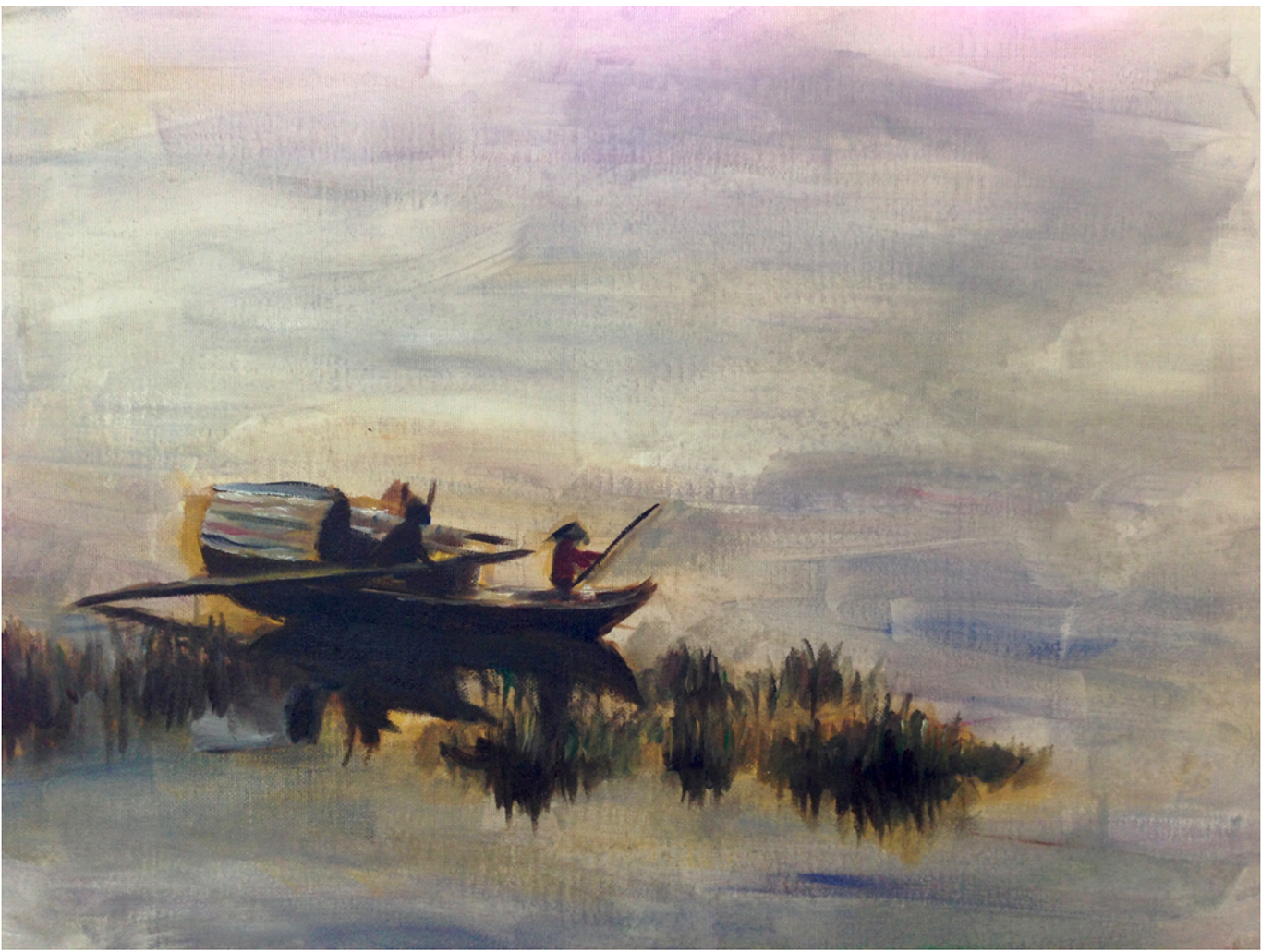 Oil, 2014 - - Painting (1920x1055), Png Download