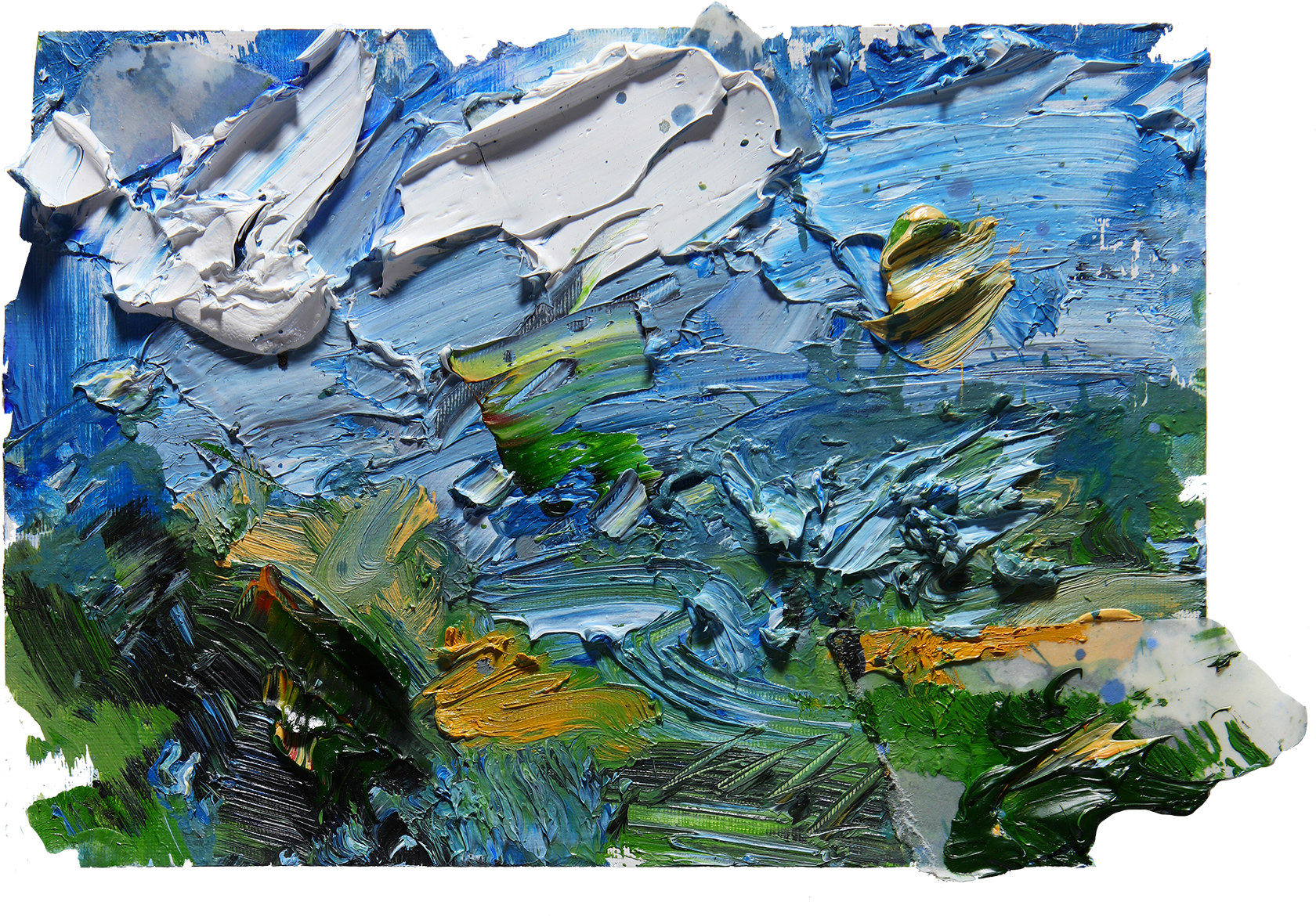 'untitled', 2018, Oil On Paper, 10 X 7 Cm - Modern Art (1803x1202), Png Download