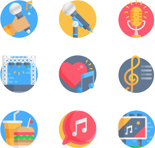 Music Festival 50 Icons - Icon (600x564), Png Download