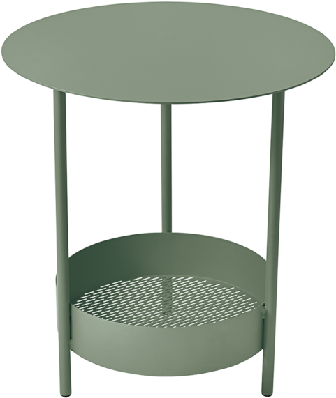 Gueridon Metal Vert - Fermob Salsa Small Table - Ø 50 X H 50 Cm. Nutmeg (760x760), Png Download