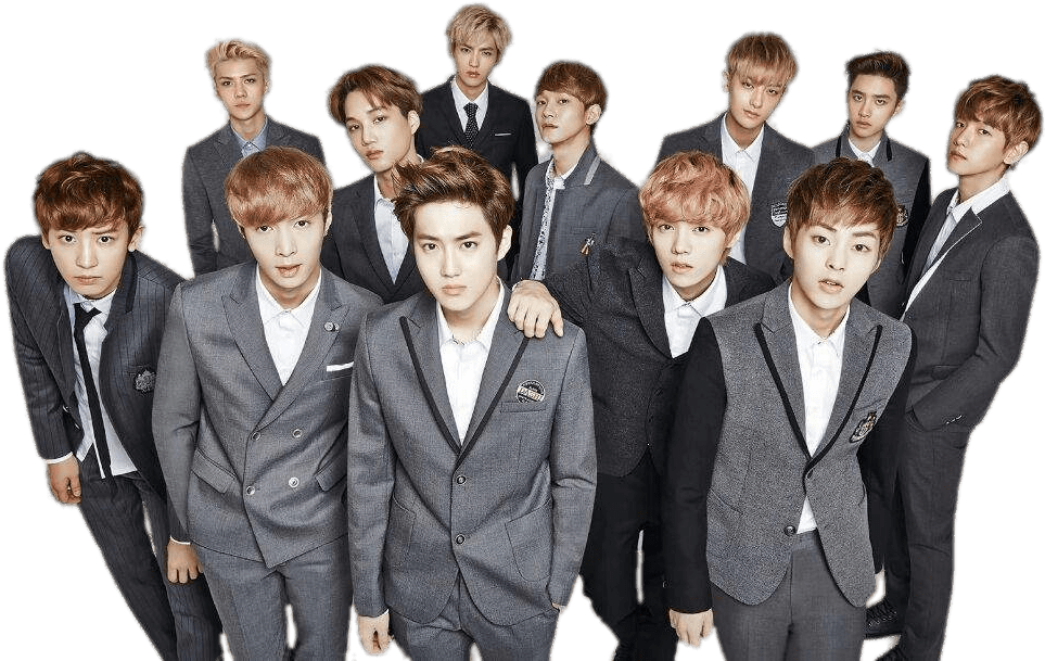 Music Stars - Exo Png (1024x763), Png Download