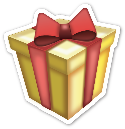 Emoticones De Whatsapp Regalo (459x474), Png Download