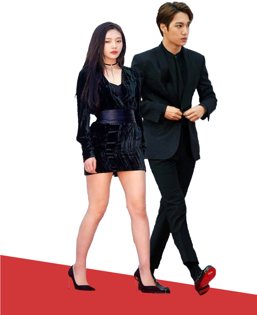 Red Velvet Joy &amp - Exo Kai Red Velvet (846x1332), Png Download