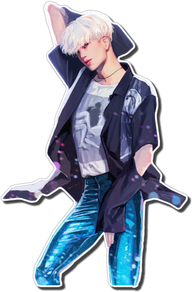 Exo Kai Fanart Png Cr - Kai (665x1024), Png Download