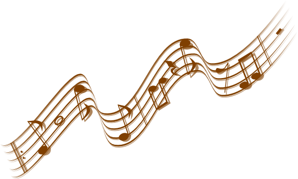 Musical Notes In Gold Clip Art - Note By Note: Songs To Sightread (600x360), Png Download