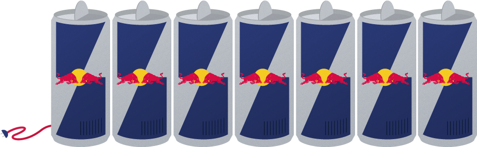 Red Bull Can Lifecycle - Red Bull (1003x925), Png Download