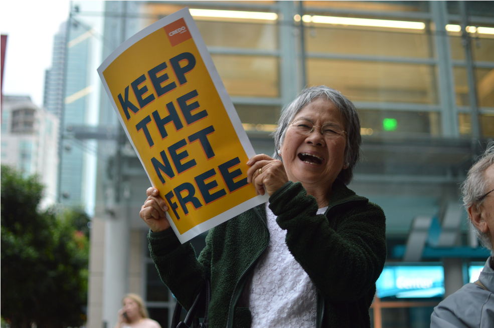 Ajit Pai Welcome Committee Save The Open Internet - Protest (1278x654), Png Download