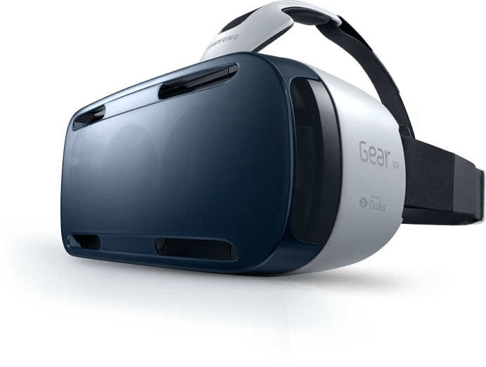 Samsung Gear By Oculus Vr Headset - Samsung - Gear Vr - Virtual Reality Headset - White (692x523), Png Download