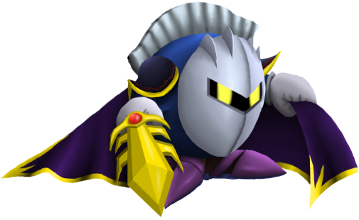 Meta Knight By Darkoverord - Meta Knight Facing Left (526x322), Png Download