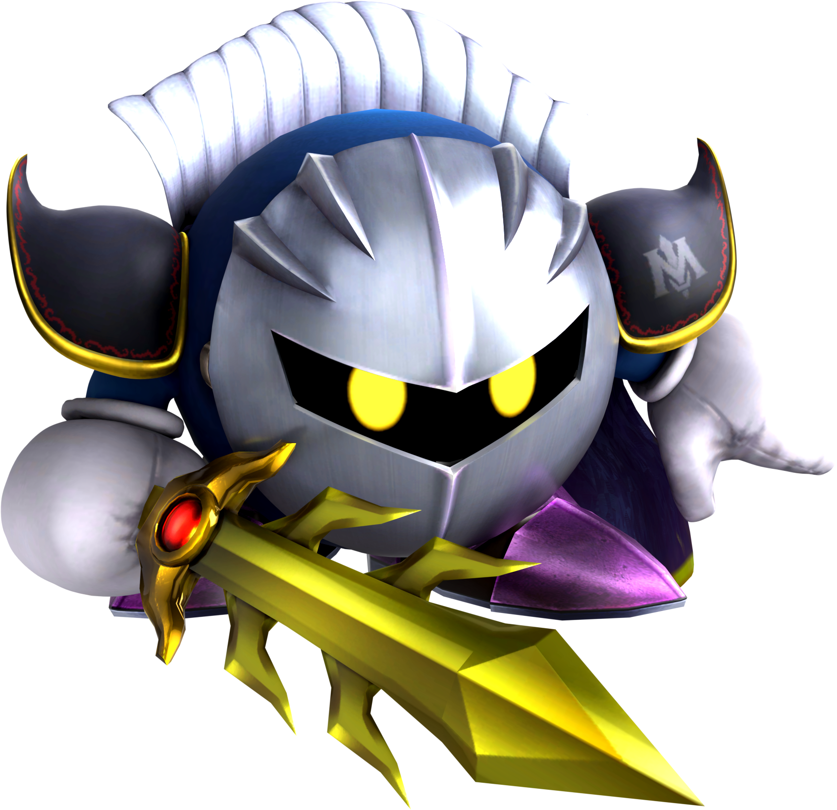 Meta Knight - Action Figure (1900x1900), Png Download