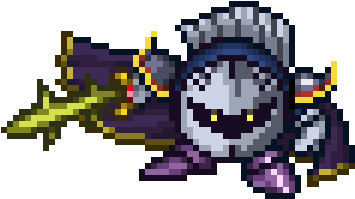 Pixel Knight Png - Super Smash Flash 2 Meta Knight (462x279), Png Download
