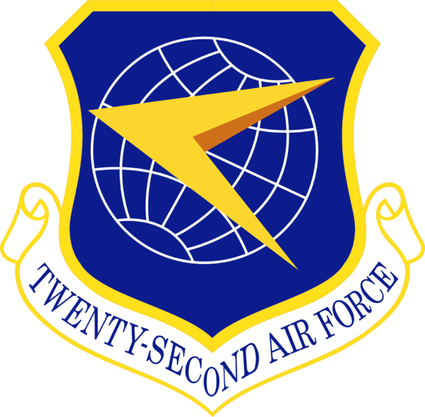 22nd Air Force, Us Air Force - 11th Air Force Logo (611x600), Png Download