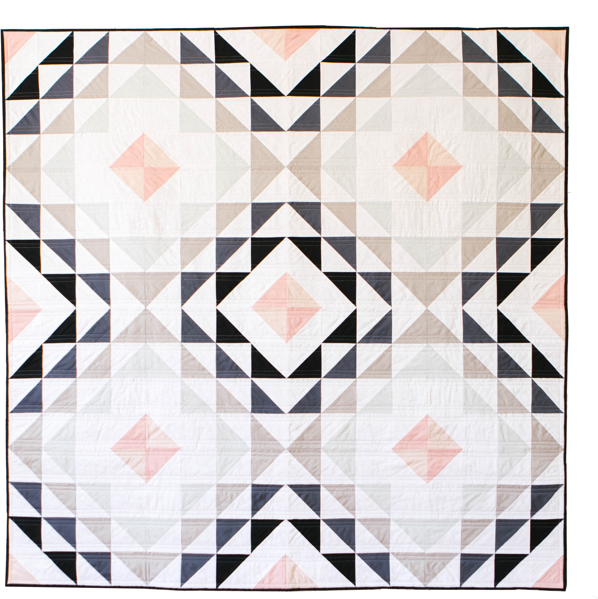 Discounted Diamond Ripples Quilt Pattern - Diamond Ripples Quilt (2048x2019), Png Download