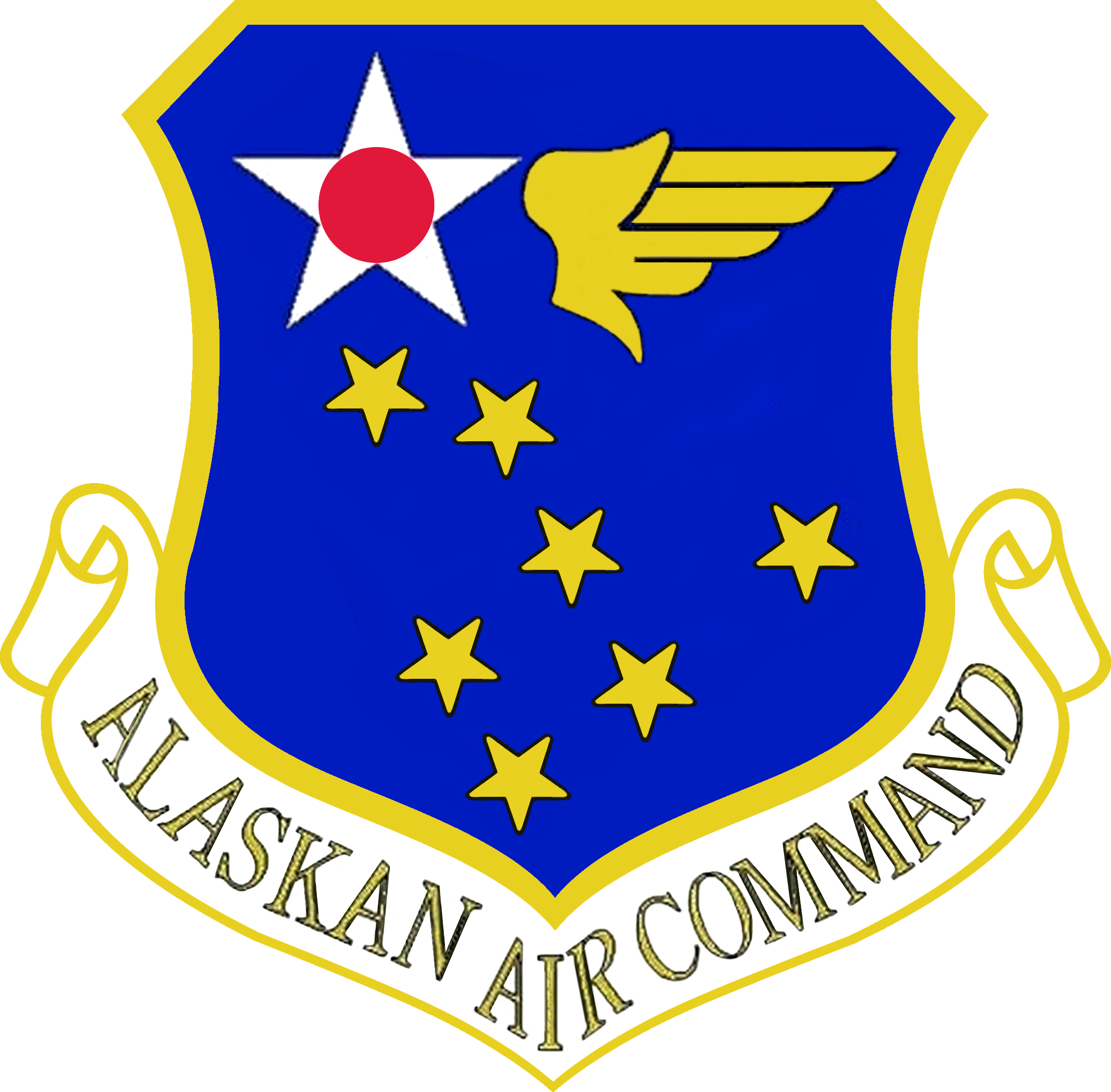 Alaskan Air Command, Us Air Force - 24th Air Force Logo (350x344), Png Download