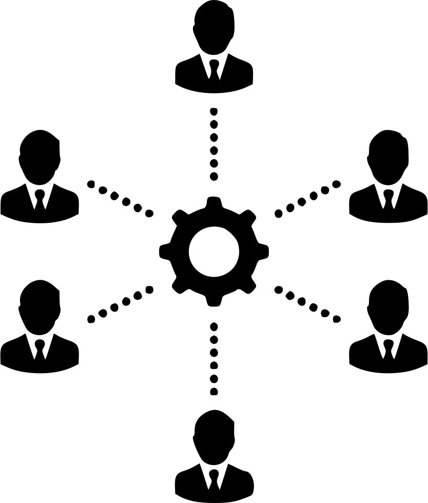 Group Gear Team Teamwork People Management Comments - Team Work Icon Png (834x980), Png Download