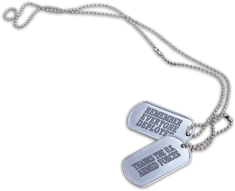 Military Clipart Dog Tag - Necklace (1024x819), Png Download
