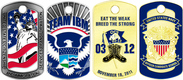 Dog Tags - Department Of Homeland Stupidity Round Car Magnet (593x269), Png Download